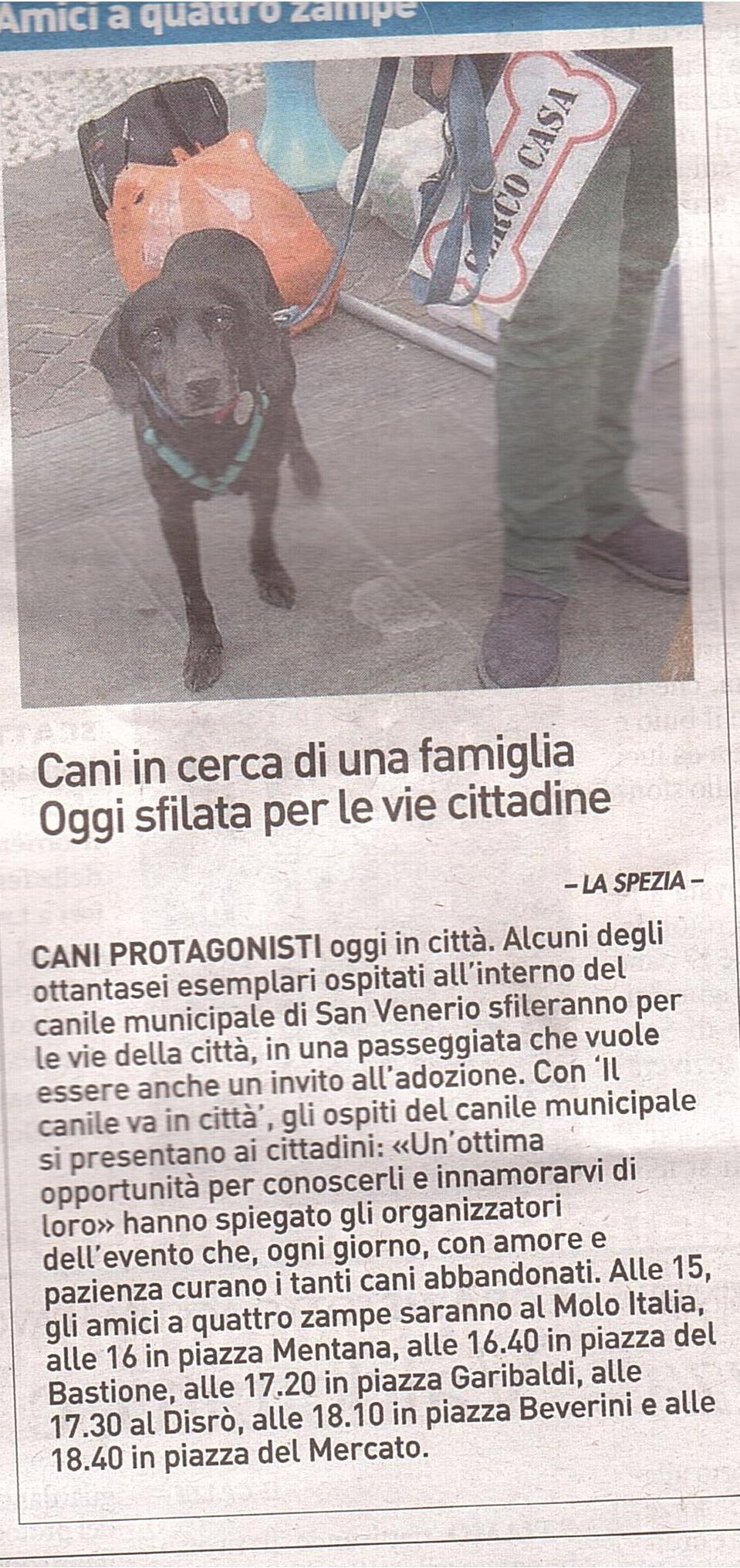Articolo uscito sul quotidiano La Nazione dedicato alla prima edizione de 